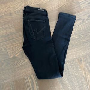 Dark Black Citizens of Humanity Denim Leggings